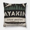 Kayaking Throw Pillow Official Kayaking Merch