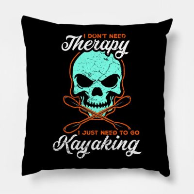 Kayaking Throw Pillow Official Kayaking Merch