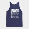 5 Keys To Happiness Kayaking Tank Top Official Kayaking Merch