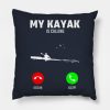 Kayaking Throw Pillow Official Kayaking Merch