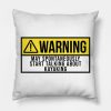 Kayaking Throw Pillow Official Kayaking Merch