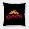 Kayaking Throw Pillow Official Kayaking Merch