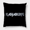 Kayaking Throw Pillow Official Kayaking Merch