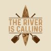 Kayaking River Is Calling Throw Pillow Official Kayaking Merch