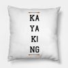 Kayaking Fun Throw Pillow Official Kayaking Merch