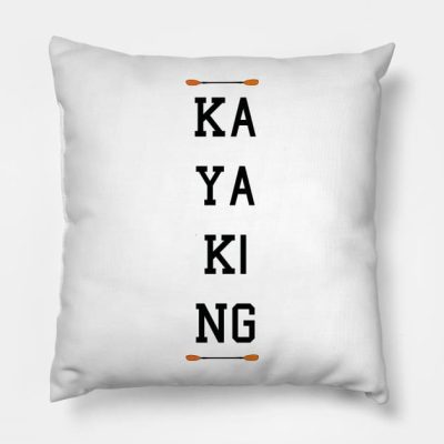 Kayaking Fun Throw Pillow Official Kayaking Merch