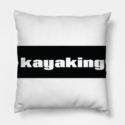 Kayaking Throw Pillow Official Kayaking Merch