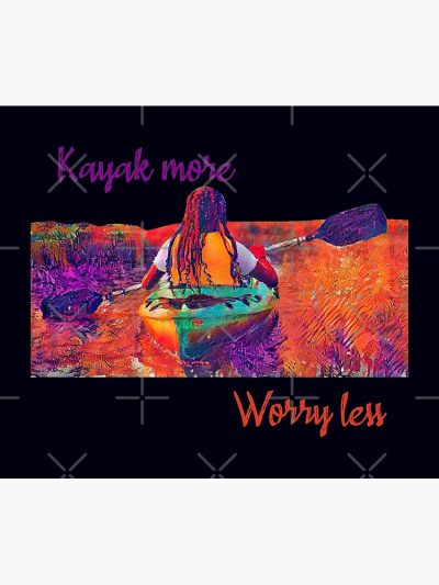 Bioluminescent Kayaking Tapestry Official Kayaking Merch