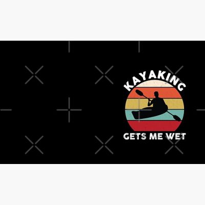 Kayaking Gets Me Wet Retro Mug Official Kayaking Merch