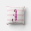 kayak girl pink stripes throw pillow rd6fe1684ed7c47dc8e66072028961bb8 4gu5f 8byvr 1000 - Kayaking Gifts