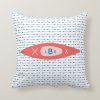 kayak personalized monogram modern coral blue throw pillow r275d8175a5514e888c50b07171c593f1 6s309 8byvr 1000 - Kayaking Gifts