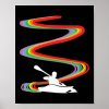 kayaking kayaker on rainbow poster r79611d082ac8433cae7e00892dda5836 wva 8byvr 1000 - Kayaking Gifts