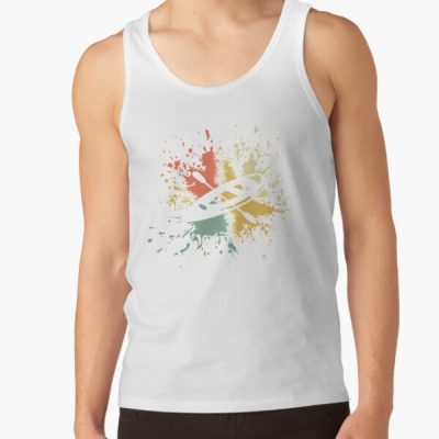 Kayaking Ink Splash Tank Top Official Kayaking Merch