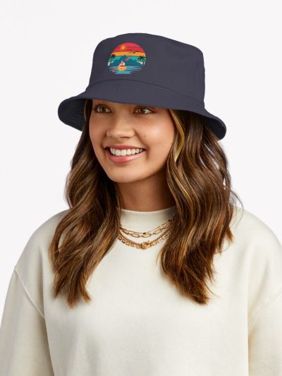 I'D Rather Be At The Lake Kayaking Bucket Hat Official Kayaking Merch