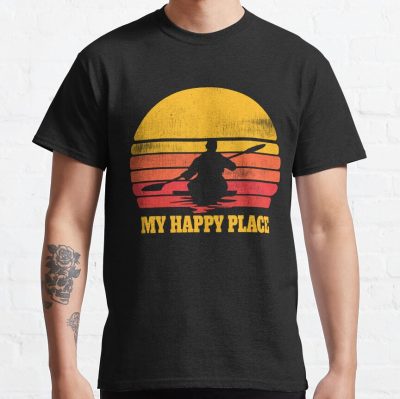 Kayaking My Happy Place T-Shirt Official Kayaking Merch