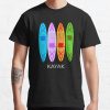 Kayak Paddle Boat In Different Colors T-Shirt Official Kayaking Merch