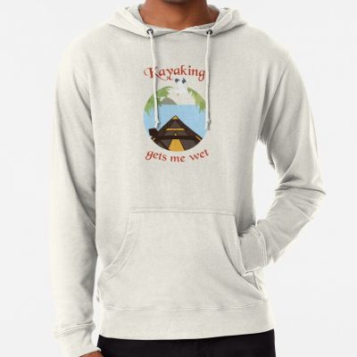 Kayaking Gets Me Wet Hoodie Official Kayaking Merch