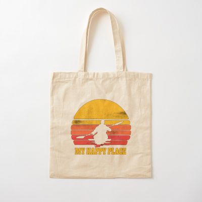 Kayaking My Happy Place Tote Bag Official Kayaking Merch