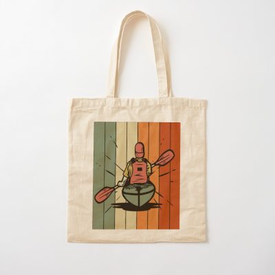 Vintage Kayaking Because Adulting Is Hard Tote Bag Official Kayaking Merch