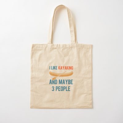 Funny Kayaking Tote Bag Official Kayaking Merch