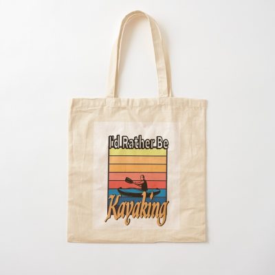 I'D Rather Be At The Lake Kayaking Tote Bag Official Kayaking Merch