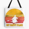 Kayaking My Happy Place Tote Bag Official Kayaking Merch