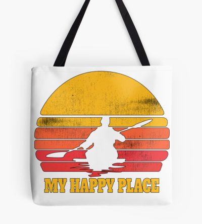 Kayaking My Happy Place Tote Bag Official Kayaking Merch