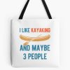 Funny Kayaking Tote Bag Official Kayaking Merch