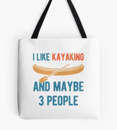 Funny Kayaking Tote Bag Official Kayaking Merch