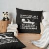 Surf Kayaking In My Head Throw Pillow Official Kayaking Merch