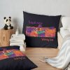 Bioluminescent Kayaking Throw Pillow Official Kayaking Merch