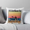 I'D Rather Be At The Lake Kayaking Throw Pillow Official Kayaking Merch