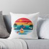 I'D Rather Be At The Lake Kayaking Throw Pillow Official Kayaking Merch