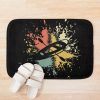 Kayaking Ink Splash Bath Mat Official Kayaking Merch