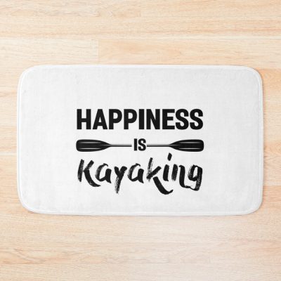 Happiness Is Kayaking Bath Mat Official Kayaking Merch