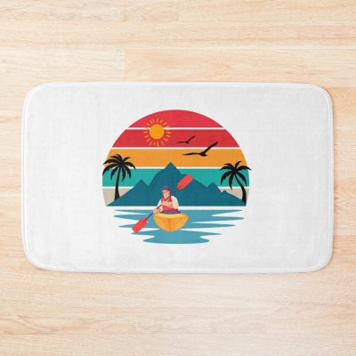 I'D Rather Be At The Lake Kayaking Bath Mat Official Kayaking Merch