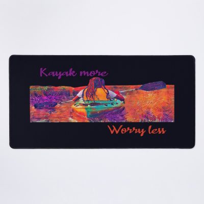 Bioluminescent Kayaking Mouse Pad Official Kayaking Merch