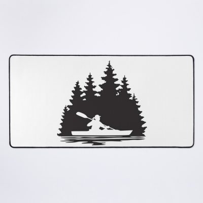 Lake Scene With Girl Kayaking Mouse Pad Official Kayaking Merch