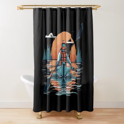 Kayaking Kayak Shower Curtain Official Kayaking Merch