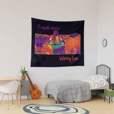 Bioluminescent Kayaking Tapestry Official Kayaking Merch