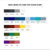 tank top color chart - Kayaking Gifts