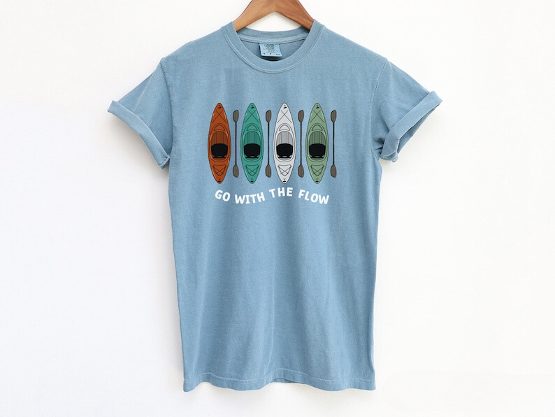 Kayak Go With The Flow T-shirt